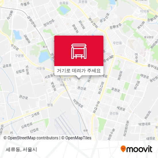 세류동 지도