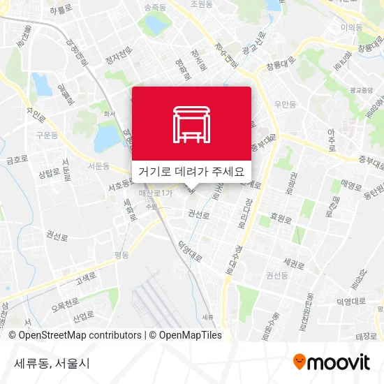 세류동 지도