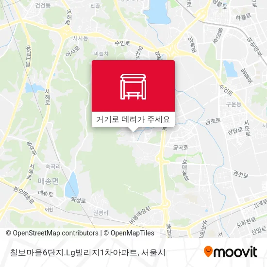 칠보마을6단지.Lg빌리지1차아파트 지도