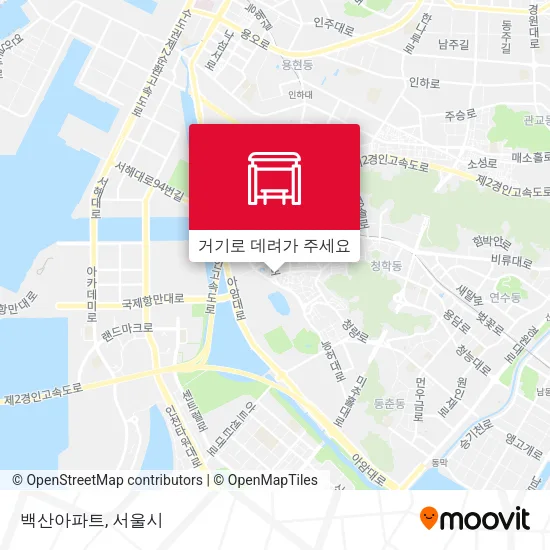 백산아파트 지도