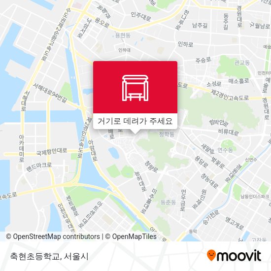 축현초등학교 지도