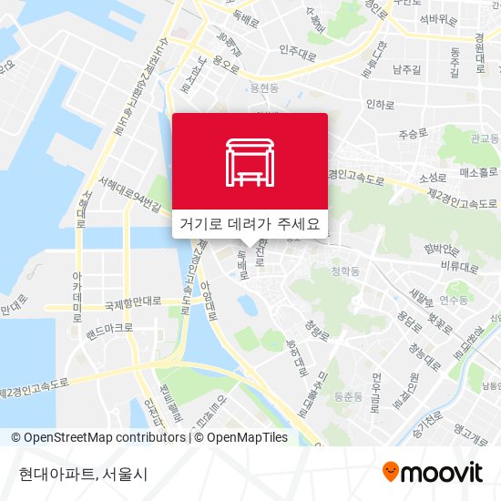 현대아파트 지도
