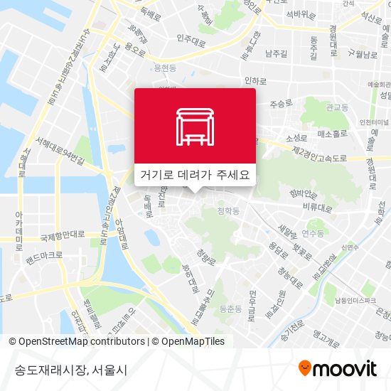 송도재래시장 지도