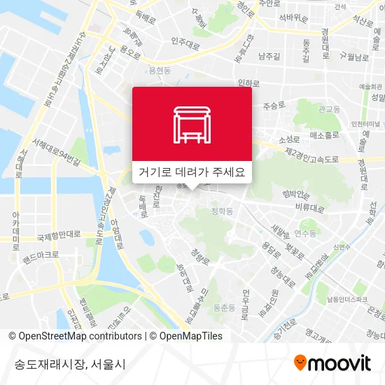 송도재래시장 지도