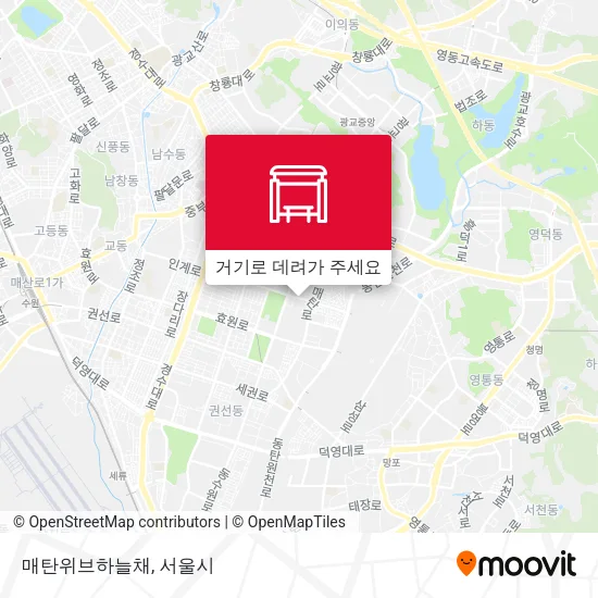 매탄위브하늘채 지도