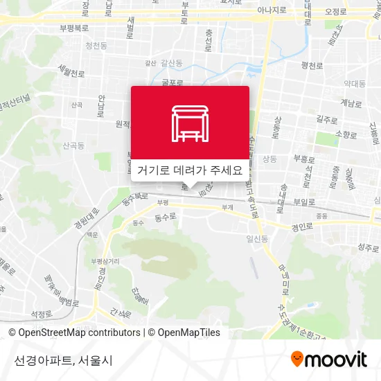 선경아파트 지도