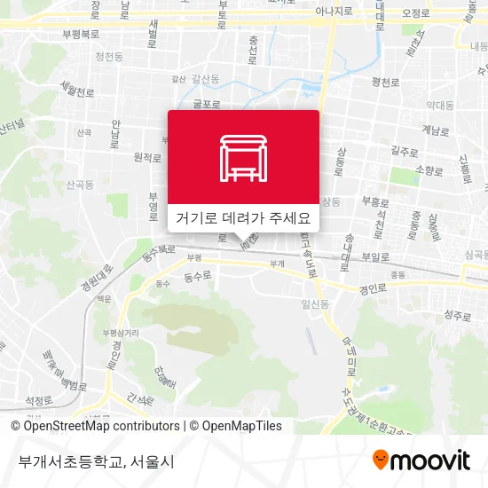 부개서초등학교 지도