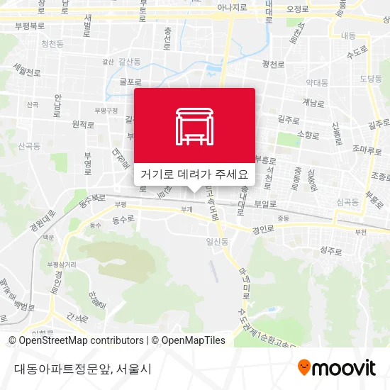 대동아파트정문앞 지도