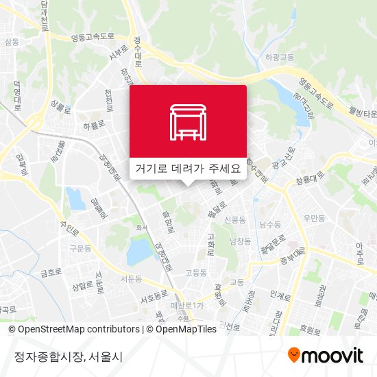 정자종합시장 지도