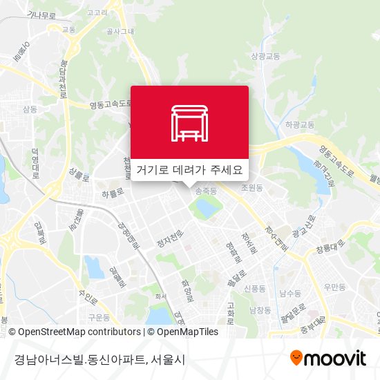 경남아너스빌.동신아파트 지도