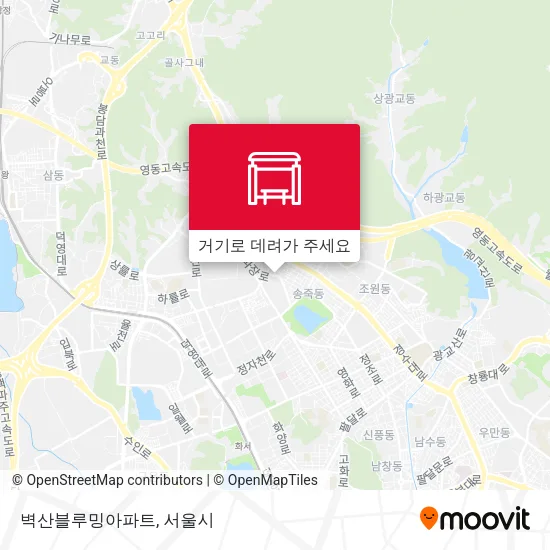 벽산블루밍아파트 지도