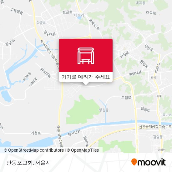 안동포교회 지도