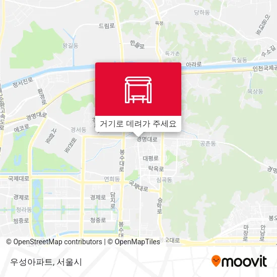 우성아파트 지도