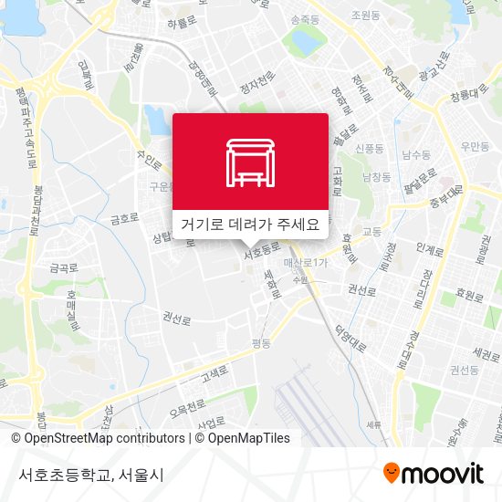서호초등학교 지도