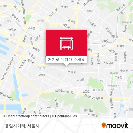 용일사거리 지도