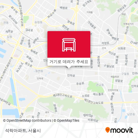 석락아파트 지도