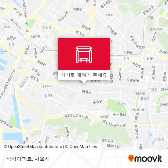 석락아파트 지도