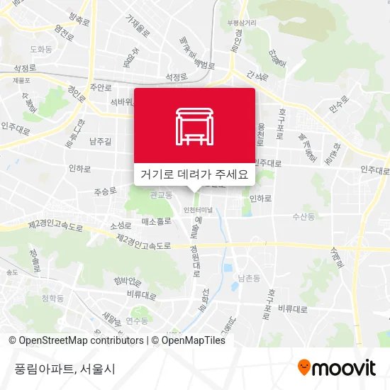 풍림아파트 지도