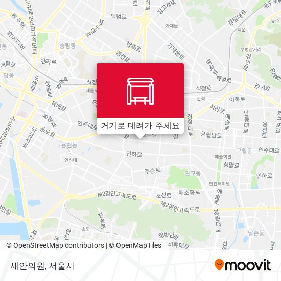 새안의원 지도