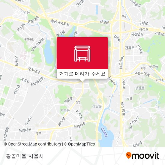 황골마을 지도