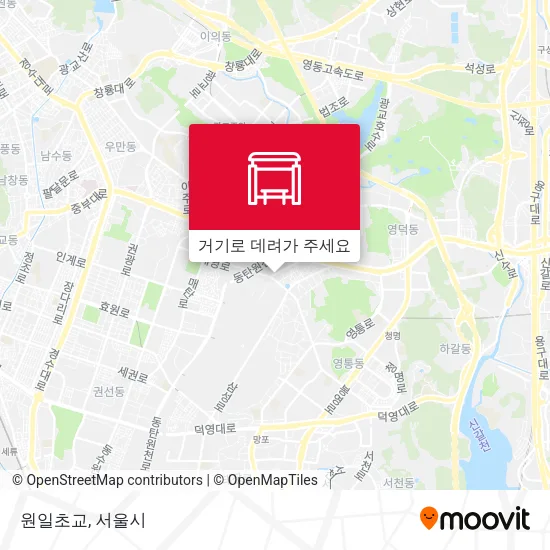 원일초교 지도