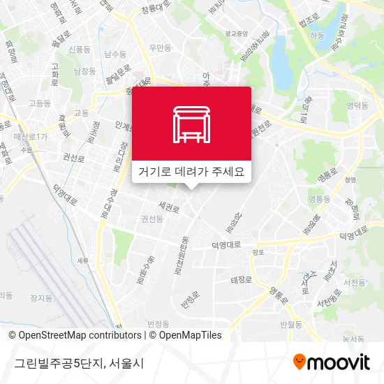 그린빌주공5단지 지도