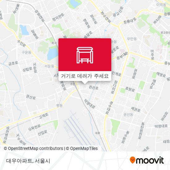 대우아파트 지도