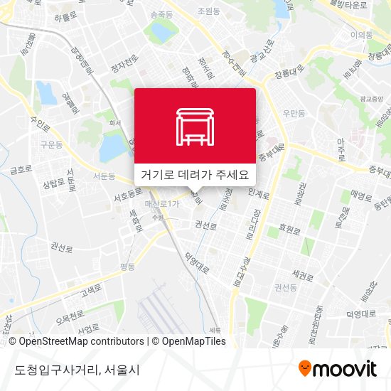 도청입구사거리 지도