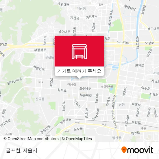 굴포천 지도