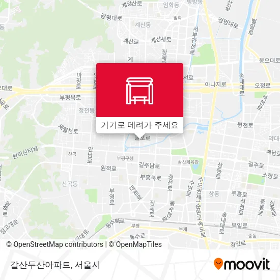 갈산두산아파트 지도