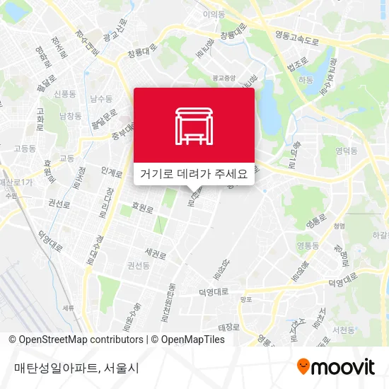매탄성일아파트 지도