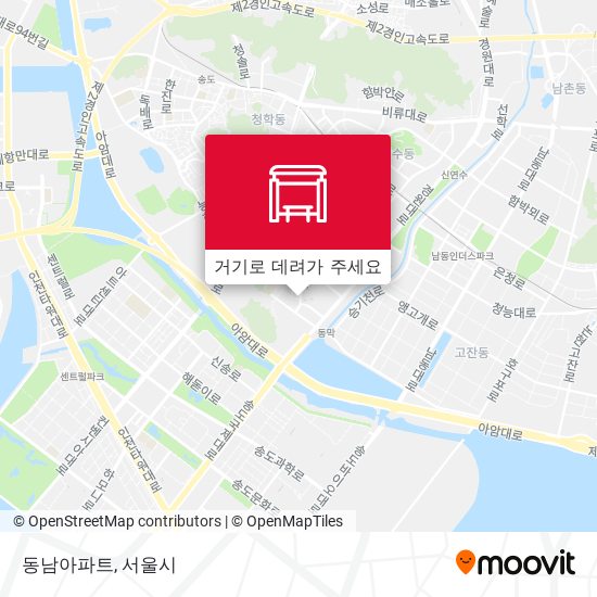 동남아파트 지도