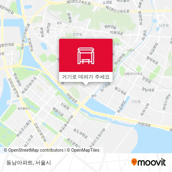 동남아파트 지도