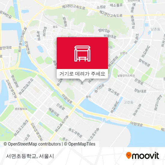 서면초등학교 지도