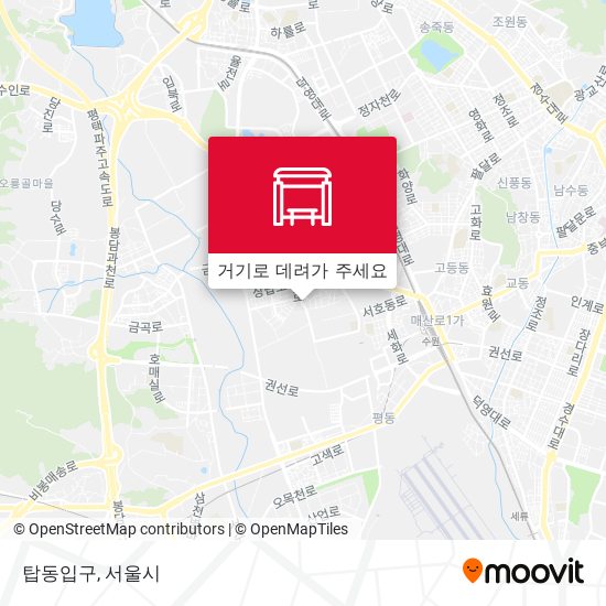 탑동입구 지도
