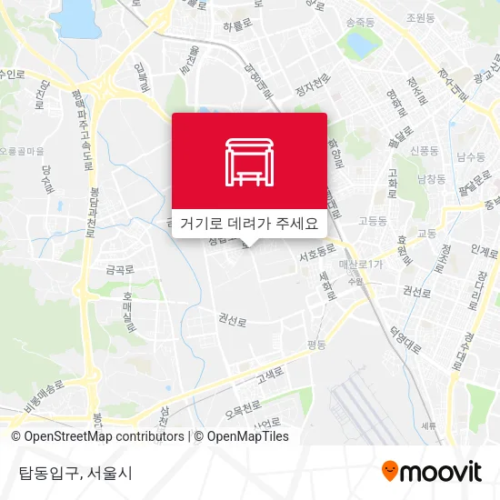탑동입구 지도