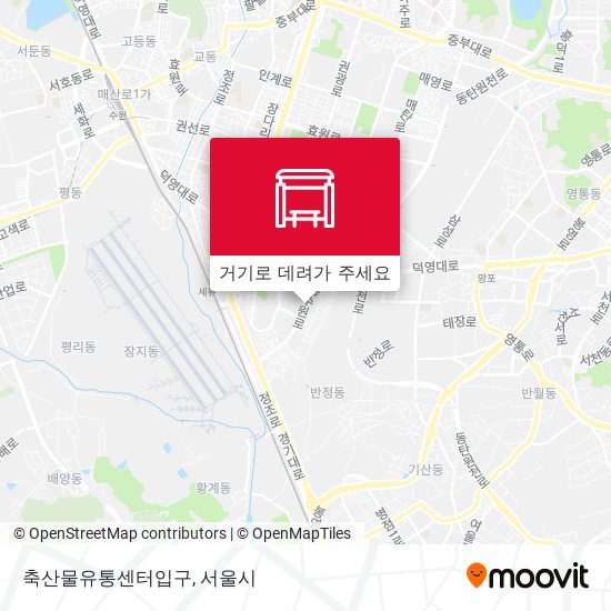 축산물유통센터입구 지도