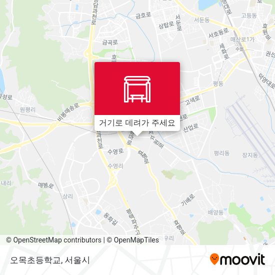 오목초등학교 지도