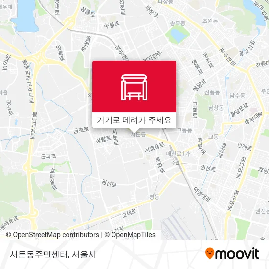 서둔동주민센터 지도