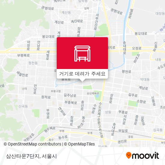 삼산타운7단지 지도