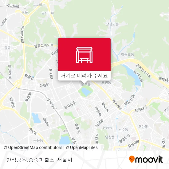 만석공원.송죽파출소 지도