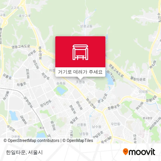 한일타운 지도