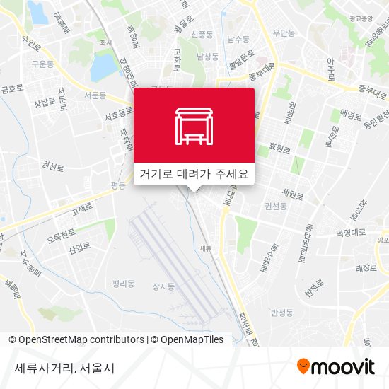세류사거리 지도