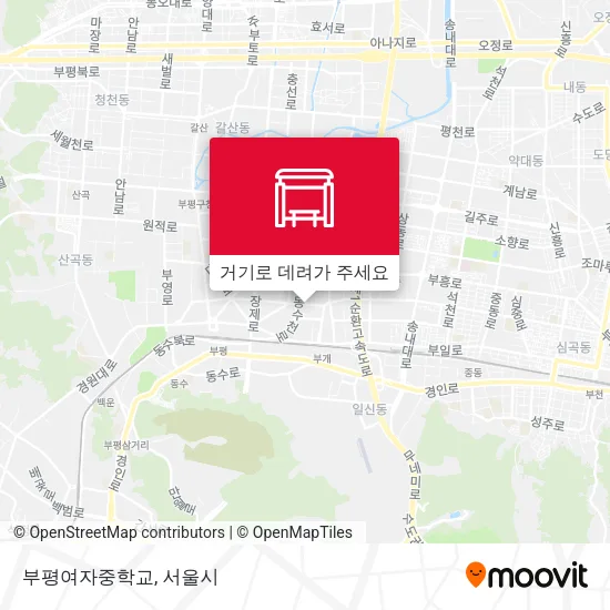 부평여자중학교 지도
