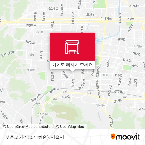 부흥오거리(소망병원) 지도