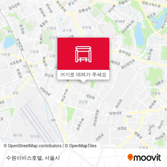 수원이비스호텔 지도