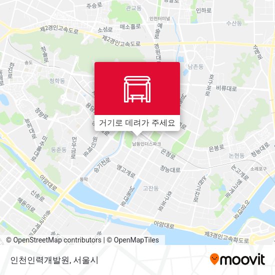 인천인력개발원 지도