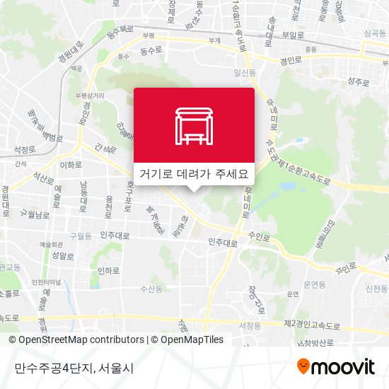 만수주공4단지 지도