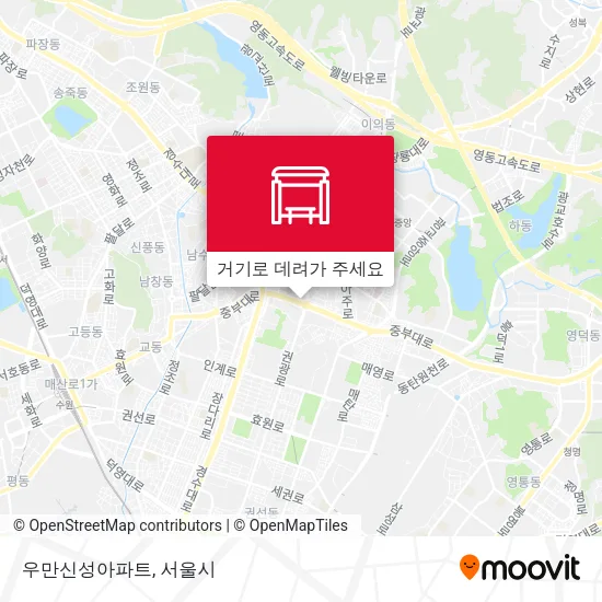 우만신성아파트 지도