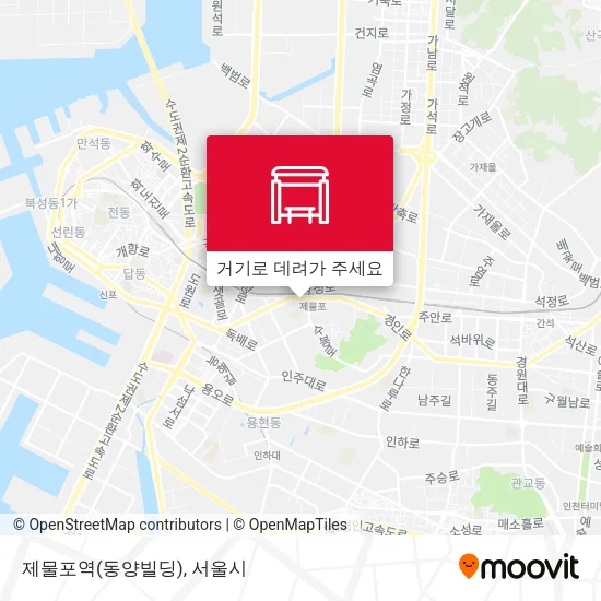 제물포역(동양빌딩) 지도